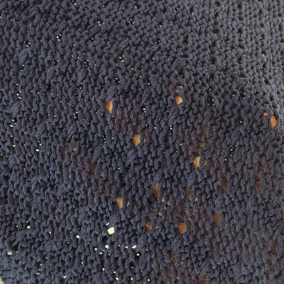 Lascana For Venus Navy Sweater Size Small Long Sleeve Loose Stitch Cover - Picture 5 of 8